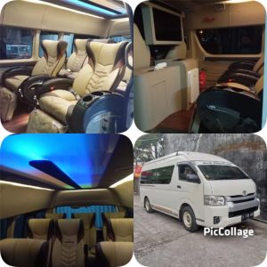 sewa rental mobil hiace premio luxury bandung