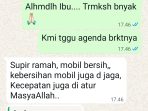 Testimoni Meliwis transport