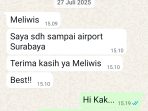 testimoni Meliwis transport